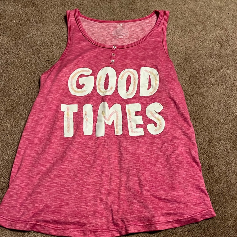 Pink tank top
